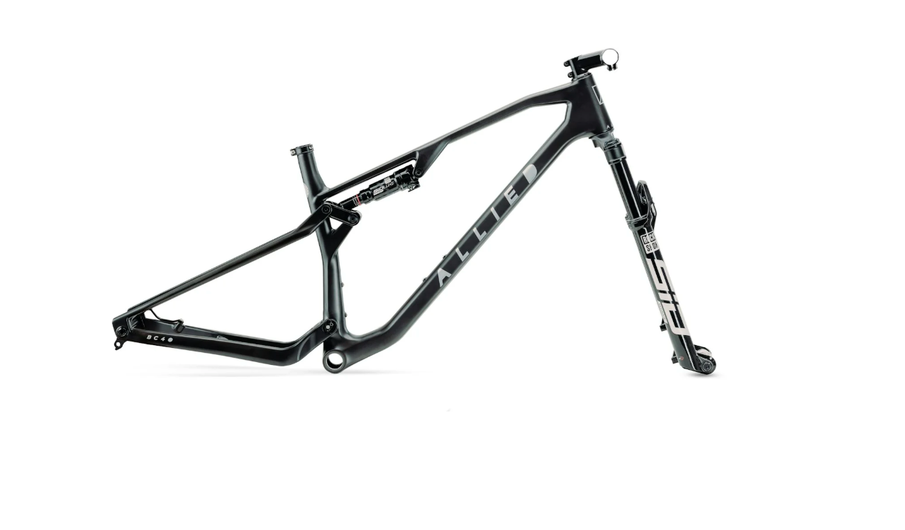 ALLIED BC40 carbon road frameset, MTB, side view