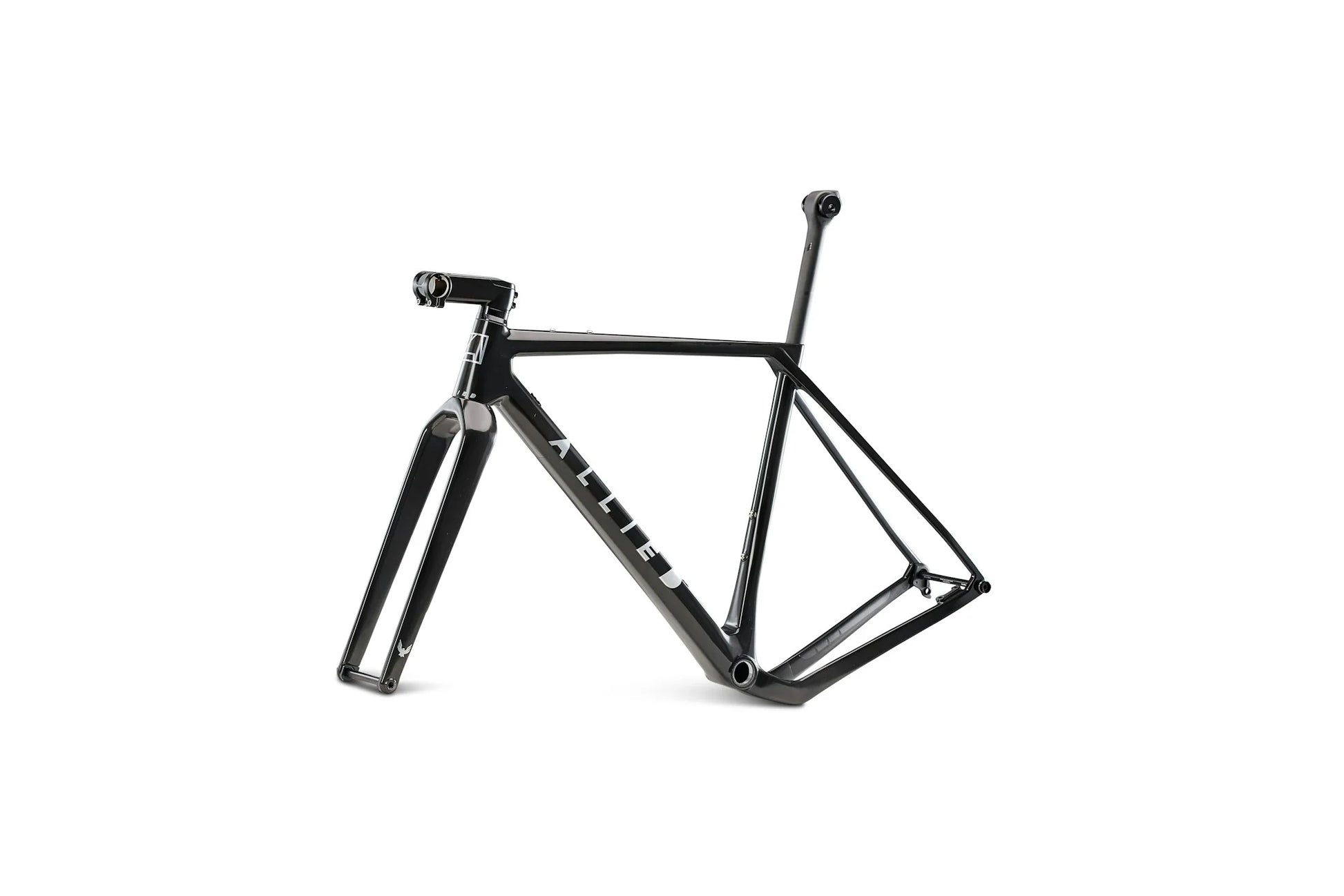 ALLIED ABLE frameset, gravel bike, side view