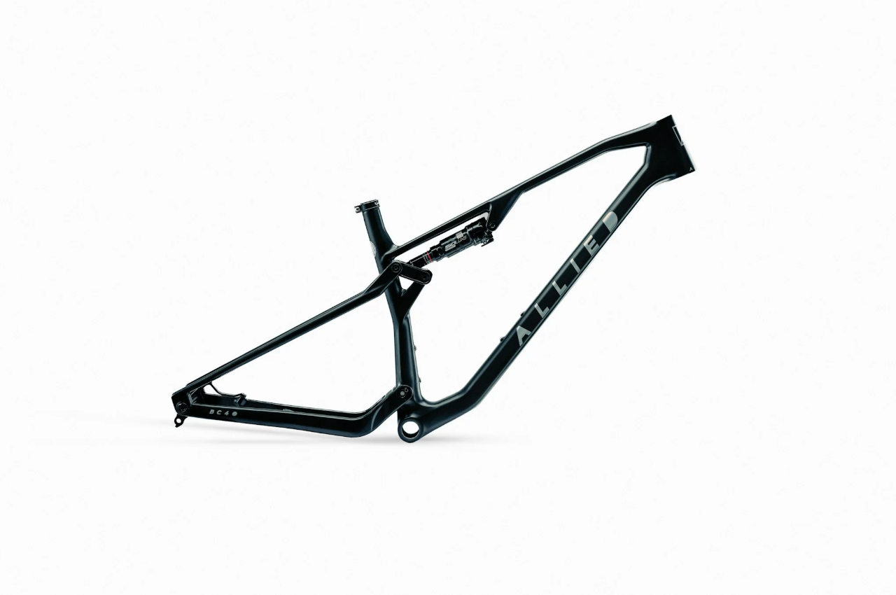 ALLIED BC40 carbon road frameset, MTB, side view
