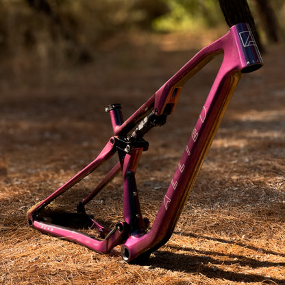 ALLIED BC40 Harlequin paint, purple-green, premium bike frame